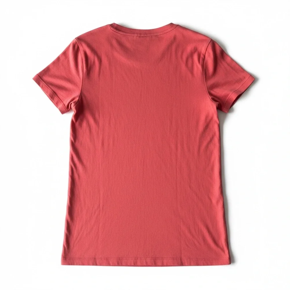 Ralph Lauren Sport Pink Pony Logo Tee Coral Short Sleeve Size L Youth